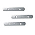 METAL CONNECTOR 180° WITH SCREWS FOR PROFILE P3235 Set of 3 pcs - ledmania.gr