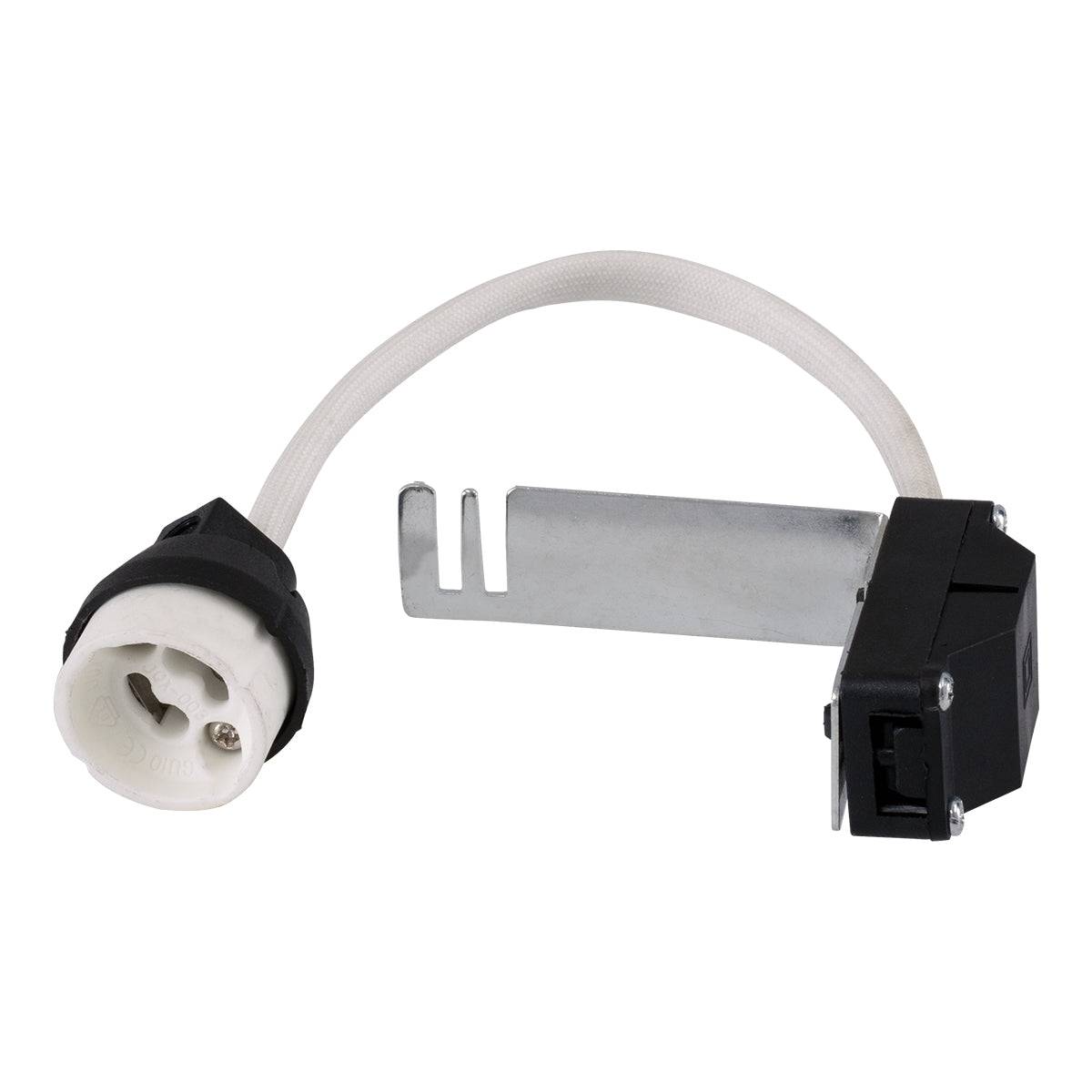 GloboStar® 78950 Ντουί GU10 με 16.5cm Καλώδιο, Βάση, Κουτί Συνδεσμολογιας και Γείωση - ledmania.gr