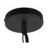 GloboStar® LINDELL 10001110 Vintage Industrial Κρεμαστό Φωτιστικό Οροφής Μονόφωτο Μαύρο Μεταλλικό με Μπεζ Σχοινί Φ18 x Y33cm - ledmania.gr