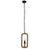 GloboStar® LINDELL 10001110 Vintage Industrial Κρεμαστό Φωτιστικό Οροφής Μονόφωτο Μαύρο Μεταλλικό με Μπεζ Σχοινί Φ18 x Y33cm - ledmania.gr