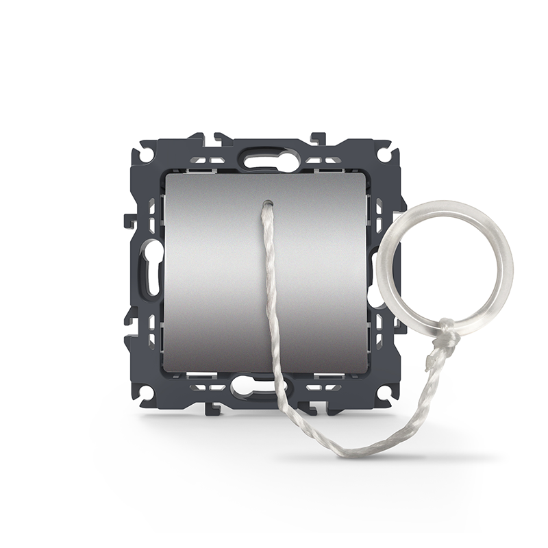 PRIME ΜΠΟΥΤΟΝ ΤΡΑΒΗΧΤΟ ΜΕ ΚΛΙΠ 1P 10A 250VAC IP20 ΑΛΟΥΜΙΝΙΟ - ledmania.gr