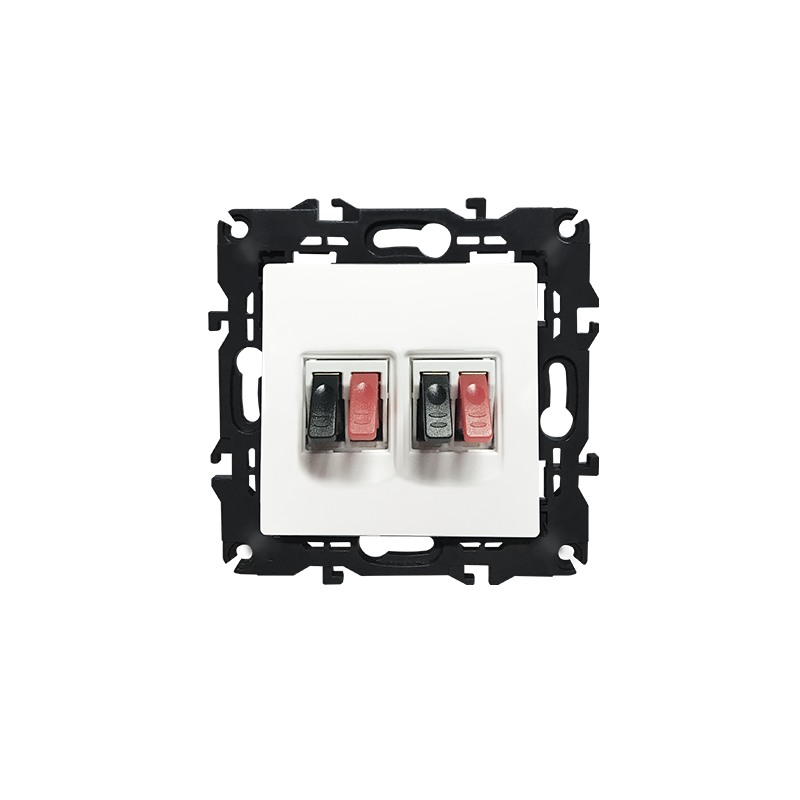 PRIME ΠΡΙΖΑ ΗΧΕΙΩΝ ΔΙΠΛΗ ΜΕ ΚΛΙΠ 36-230VAC IP20 ΛΕΥΚΗ - ledmania.gr