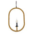 GloboStar® MIERES 10001142 Vintage Κρεμαστό Φωτιστικό Οροφής Μονόφωτο Μαύρο Μεταλλικό με Μπεζ Σχοινί Μ35 x Π10 x Υ53cm - ledmania.gr