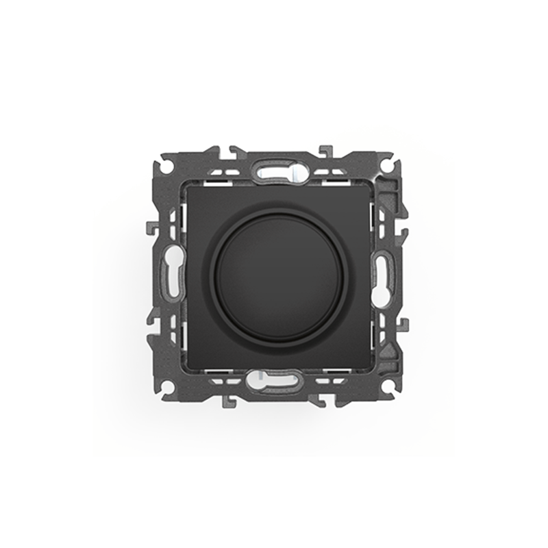 PRIME MULTI DIMMER 2 ΕΞΟΔΩΝ 1P TRIAC 800VA 250VAC IP20 ΜΑΤ ΑΝΘΡΑΚΙ - ledmania.gr