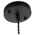 GloboStar® DANE 10001181 Vintage Industrial Κρεμαστό Φωτιστικό Οροφής Μαύρο Μεταλλικό Πλέγμα Φ10 x Y20cm - ledmania.gr