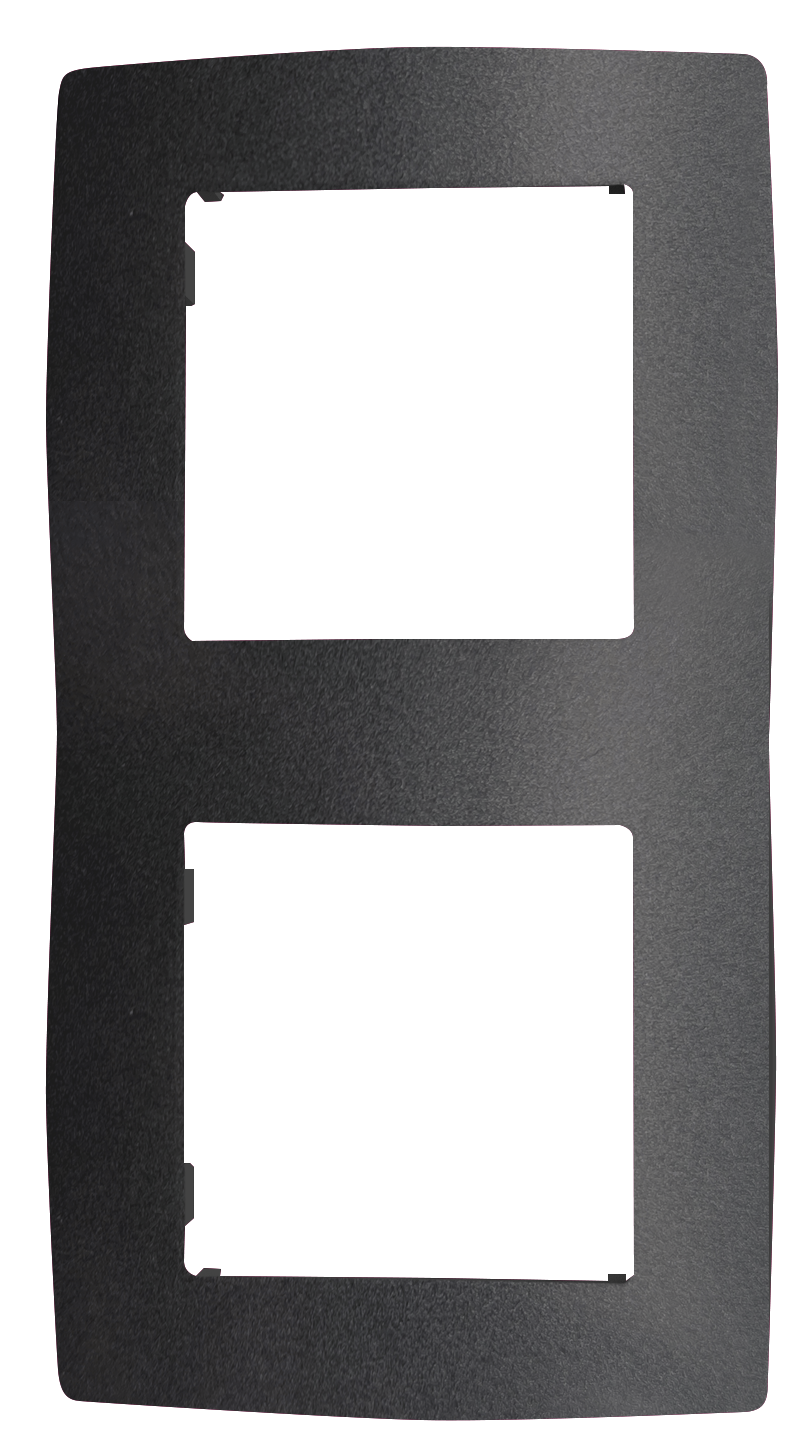PRIME ΠΛΑΙΣΙΟ 2 ΘΕΣΕΩΝ IP20 ΓΚΡΙ - ledmania.gr