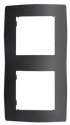 PRIME ΠΛΑΙΣΙΟ 2 ΘΕΣΕΩΝ IP20 ΓΚΡΙ - ledmania.gr