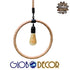 GloboStar® OSLO 10001239 Vintage Industrial Κρεμαστό Φωτιστικό Οροφής Μονόφωτο Μαύρο Μεταλλικό με Μπεζ Σχοινί Μ34 x Π22 x Υ34cm - ledmania.gr