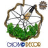 GloboStar® BRADLEY 10001329 Vintage Industrial Κρεμαστό Φωτιστικό Οροφής Μονόφωτο Πλέγμα με Μπεζ Σχοινί Φ42 x Υ42cm - ledmania.gr