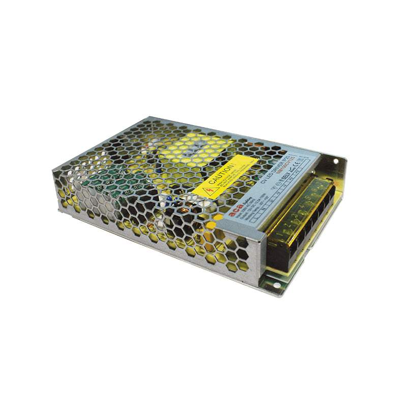 ^METAL 5YRS CV LED DRIVER 150W 230V AC-12V DC 12.5A IP20 WITH TERMINAL - ledmania.gr