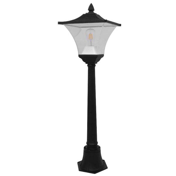 Αδιάβροχο IP65 Φωτιστικό Κολωνάκι Κήπου 32x32x109cm με Βάση E27 230v GloboStar 12148 - ledmania.gr