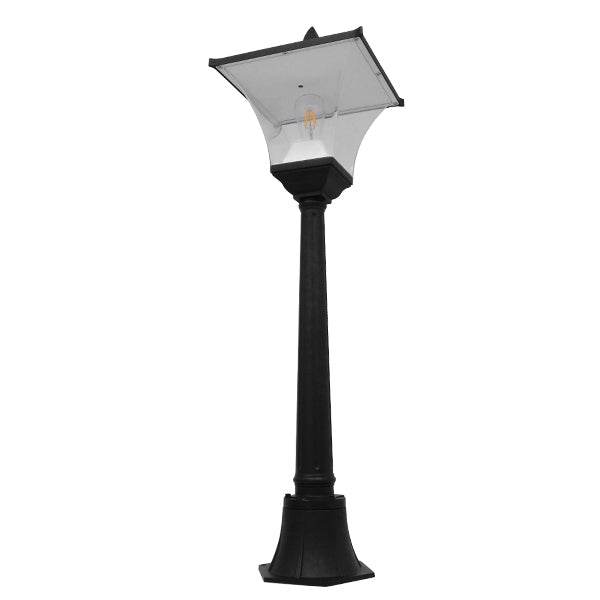 Αδιάβροχο IP65 Φωτιστικό Κολωνάκι Κήπου 32x32x109cm με Βάση E27 230v GloboStar 12148 - ledmania.gr