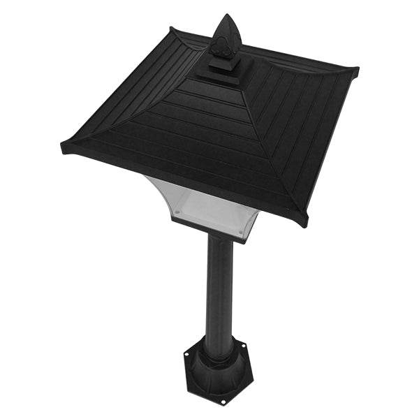 Αδιάβροχο IP65 Φωτιστικό Κολωνάκι Κήπου 32x32x109cm με Βάση E27 230v GloboStar 12148 - ledmania.gr