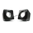 KISONLI SPEAKERS V410 2x3W USB, BLACK - ledmania.gr