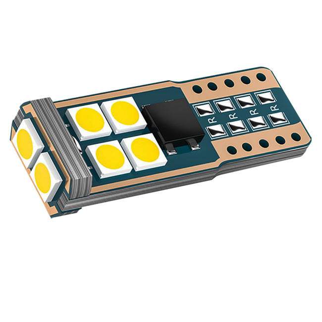 T10-W5W Led Αυτοκινητου Canbus 400 Lumens 10SMD 3030 Chips-12 volt-3 watt-Ψυχρο Λευκο - ledmania.gr