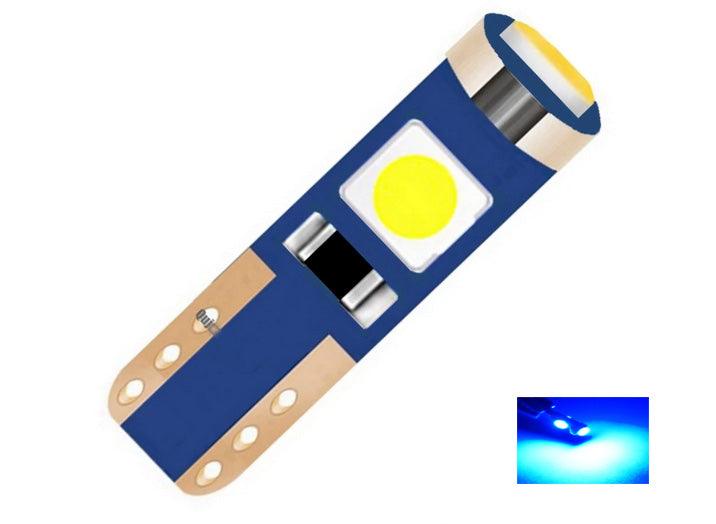 12V canbus T5 150 Lumens-Super Bright 3030 LED 3SMD Οργάνων Αυτοκινήτου Μπλε του Παγου-1τεμ. - ledmania.gr