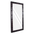 GloboStar® MAKEUP MIRROR-160x80-2 Μοντέρνος Καθρέπτης Μακιγιάζ με Πλαίσιο Φυσικού Ξύλου με Διακόπτη On/Off 20 x E27 AC220-240V - Μ80 x Π7 x Υ160cm - Καφέ Wenge - ledmania.gr