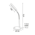 LED Φ/Σ ΓΡΑΦΕΙΟΥ 5W ΡΟΖ 4000Κ ΜΕ ΣΠΙΡΑΛ  230V Φ13XH47,5CM - ledmania.gr