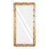 GloboStar® MAKEUP MIRROR-160x80-1 Μοντέρνος Καθρέπτης Μακιγιάζ με Πλαίσιο Φυσικού Ξύλου με Διακόπτη On/Off 20 x E27 AC220-240V - Μ80 x Π7 x Υ160cm - Μπεζ Δρυς - ledmania.gr