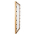 GloboStar® MAKEUP MIRROR-160x80-1 Μοντέρνος Καθρέπτης Μακιγιάζ με Πλαίσιο Φυσικού Ξύλου με Διακόπτη On/Off 20 x E27 AC220-240V - Μ80 x Π7 x Υ160cm - Μπεζ Δρυς - ledmania.gr