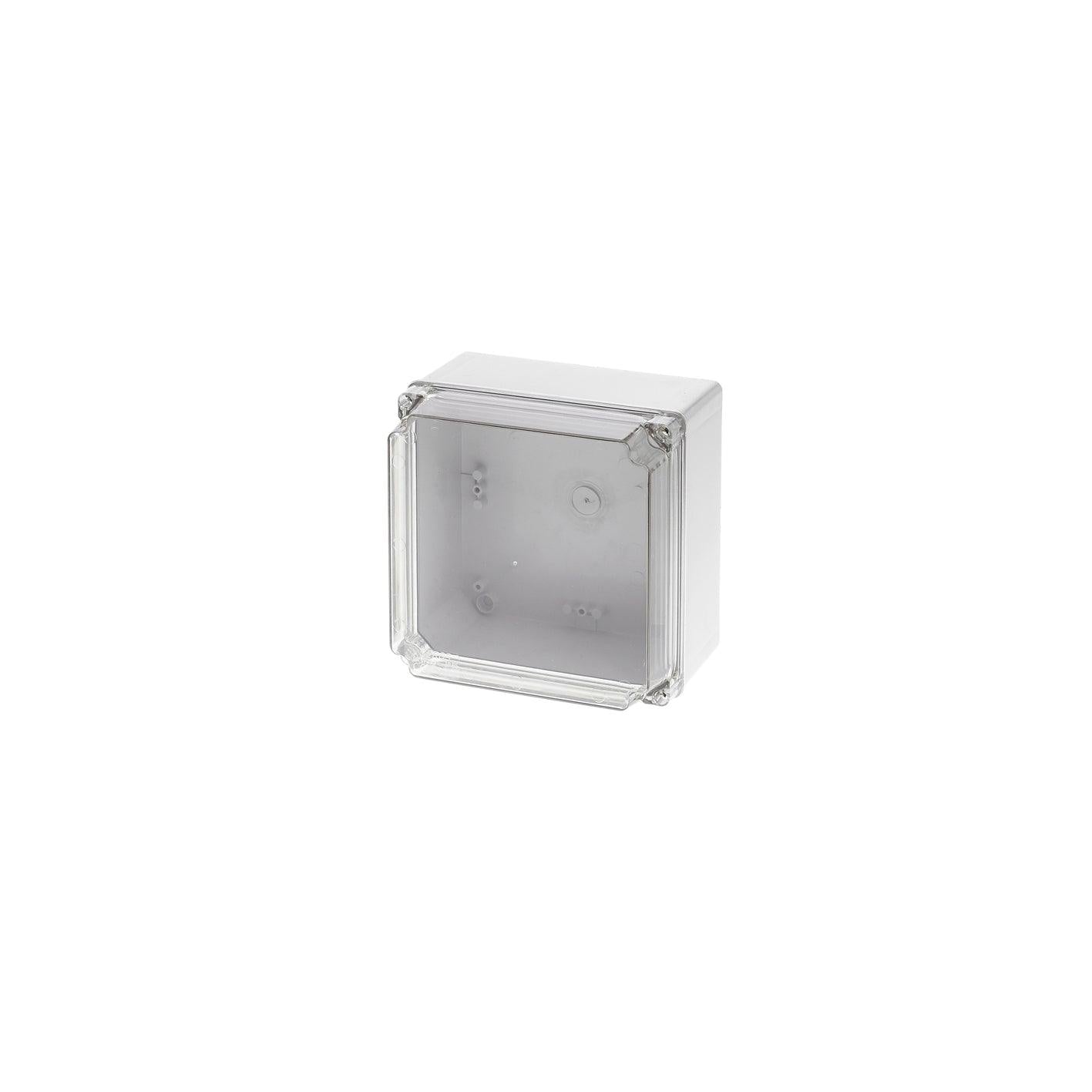 170X170X120 SURF BOX TRANSARENT LID IP65 - ledmania.gr