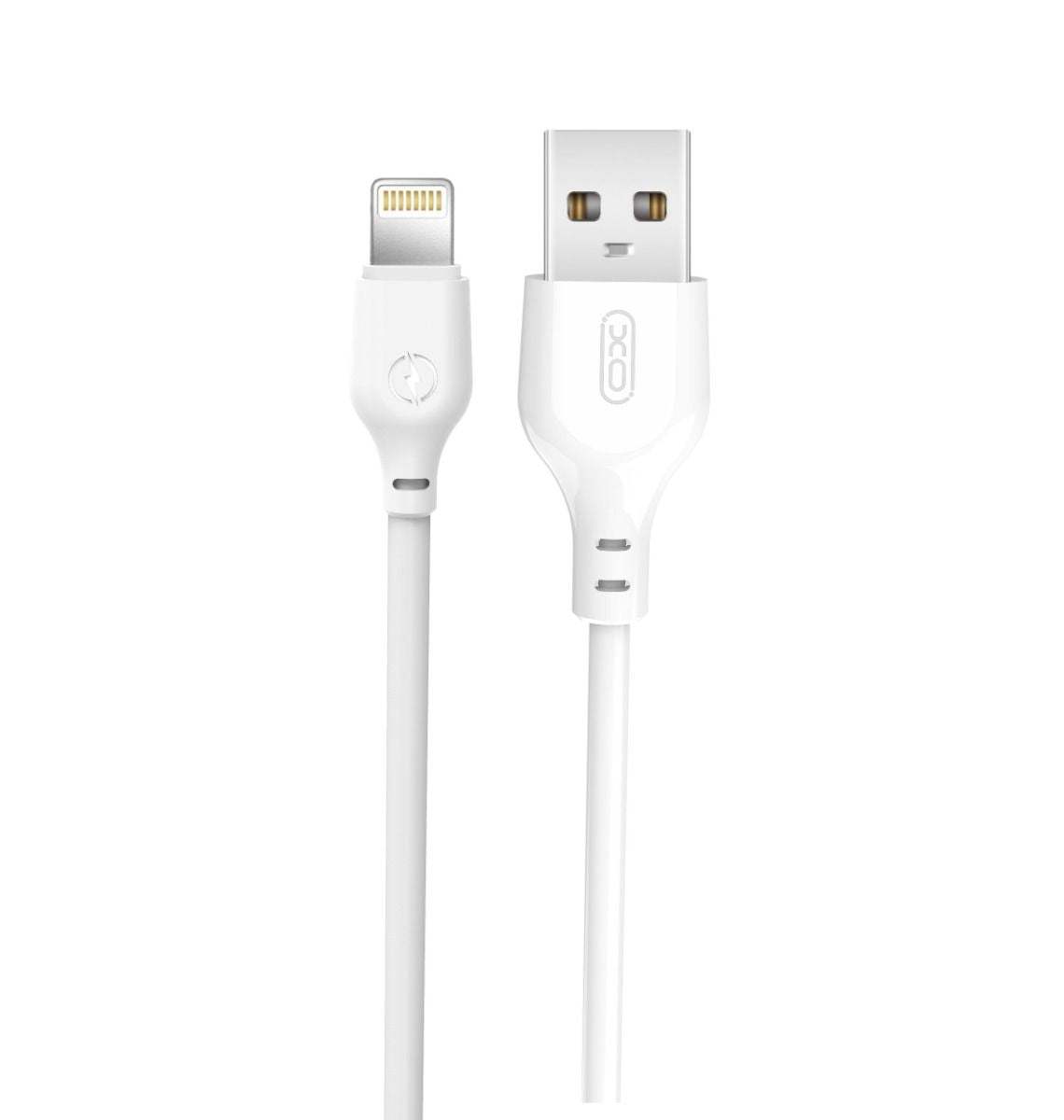 XO NB103 CABLE LIGHTNING 2M 2.1A WHITE - ledmania.gr