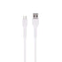 MAXLIFE MXUC-04 CABLE USB - MICROUSB 1M 3A WHITE - ledmania.gr