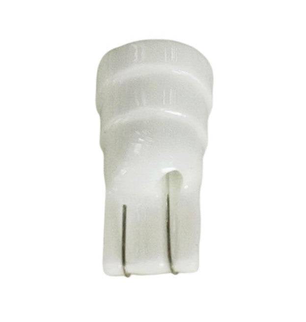 T10-W5W Led Αυτοκινήτων Κεραμικη-1smd 7070 με Φακο Ενισχυσης-12VDc-Ψυχρο λευκο-1τεμ. - ledmania.gr