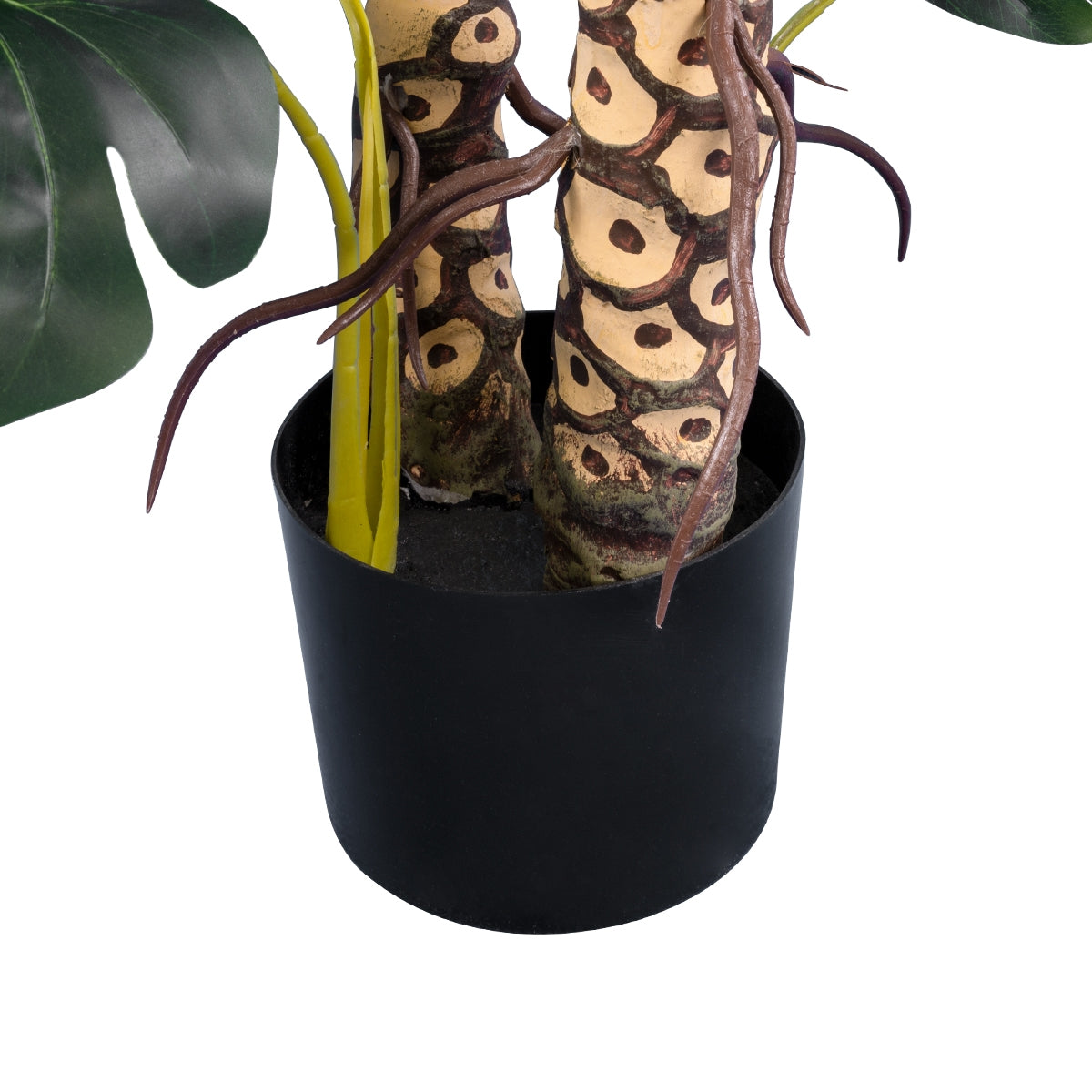 GloboStar® Artificial Garden MONSTERA 20004 Τεχνητό Διακοσμητικό Φυτό Μονστέρα Υ140cm - ledmania.gr