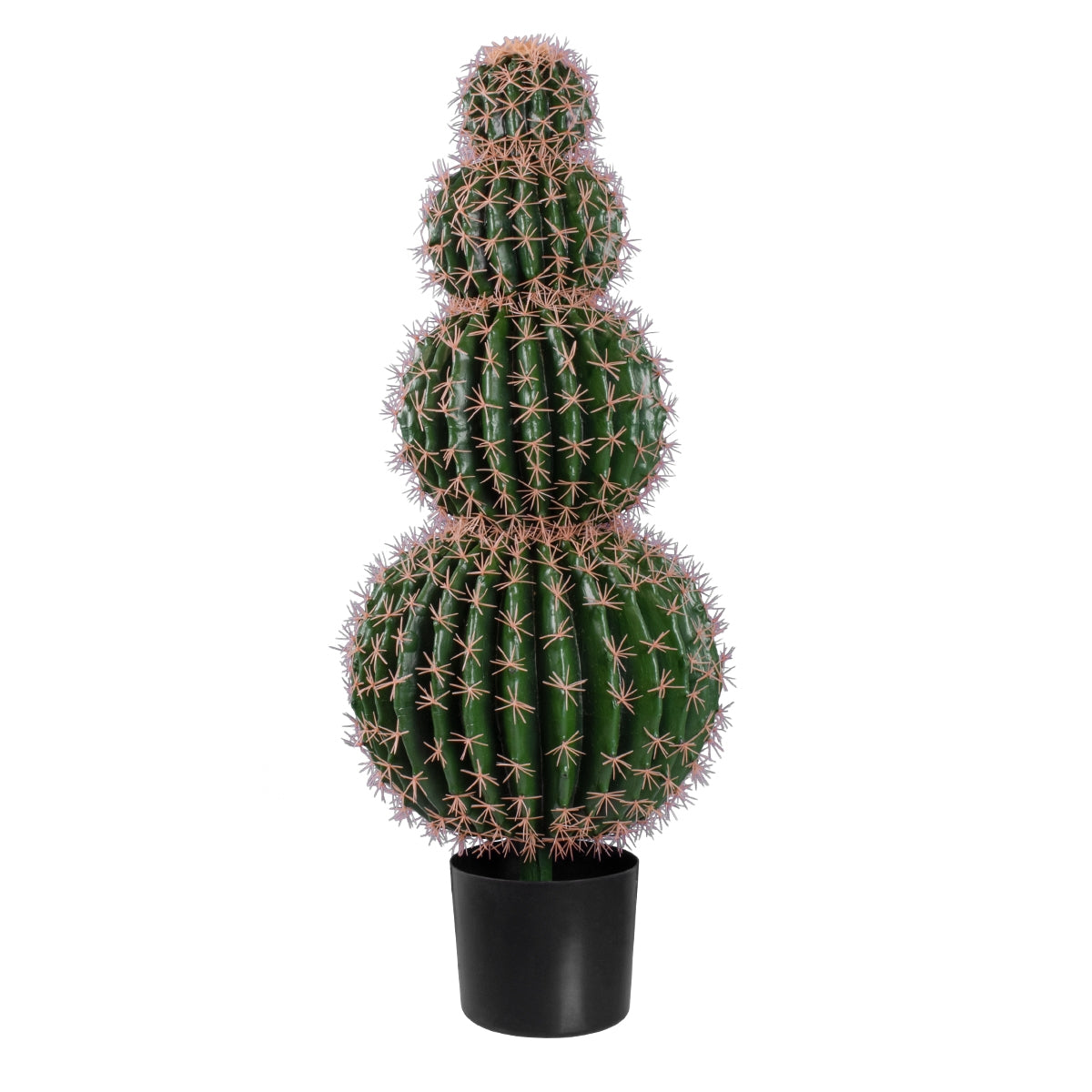 GloboStar® Artificial Garden FEROCACTUS 20138 Τεχνητό Διακοσμητικό Φυτό Φερόκακτος Υ95cm - ledmania.gr