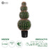 GloboStar® Artificial Garden FEROCACTUS 20138 Τεχνητό Διακοσμητικό Φυτό Φερόκακτος Υ95cm - ledmania.gr