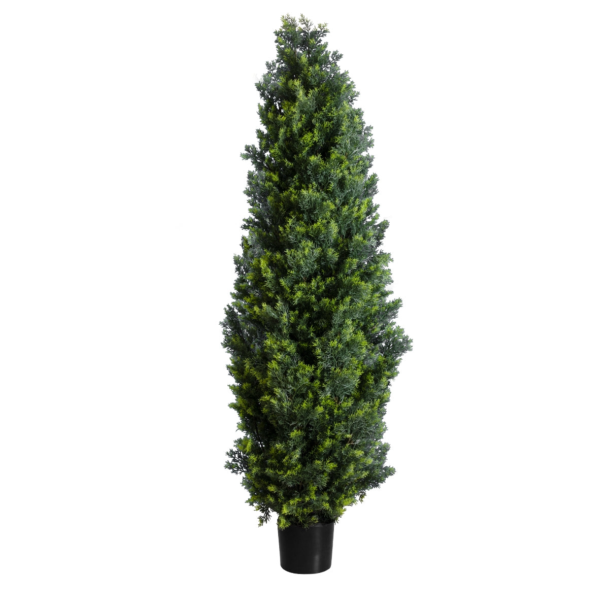 GloboStar® Artificial Garden CYPRESSUS LEYLANDII 20155 Τεχνητό Διακοσμητικό Φυτό Κυπαρίσσι Λέιλαντ Υ150cm - ledmania.gr