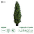 GloboStar® Artificial Garden CYPRESSUS LEYLANDII 20155 Τεχνητό Διακοσμητικό Φυτό Κυπαρίσσι Λέιλαντ Υ150cm - ledmania.gr
