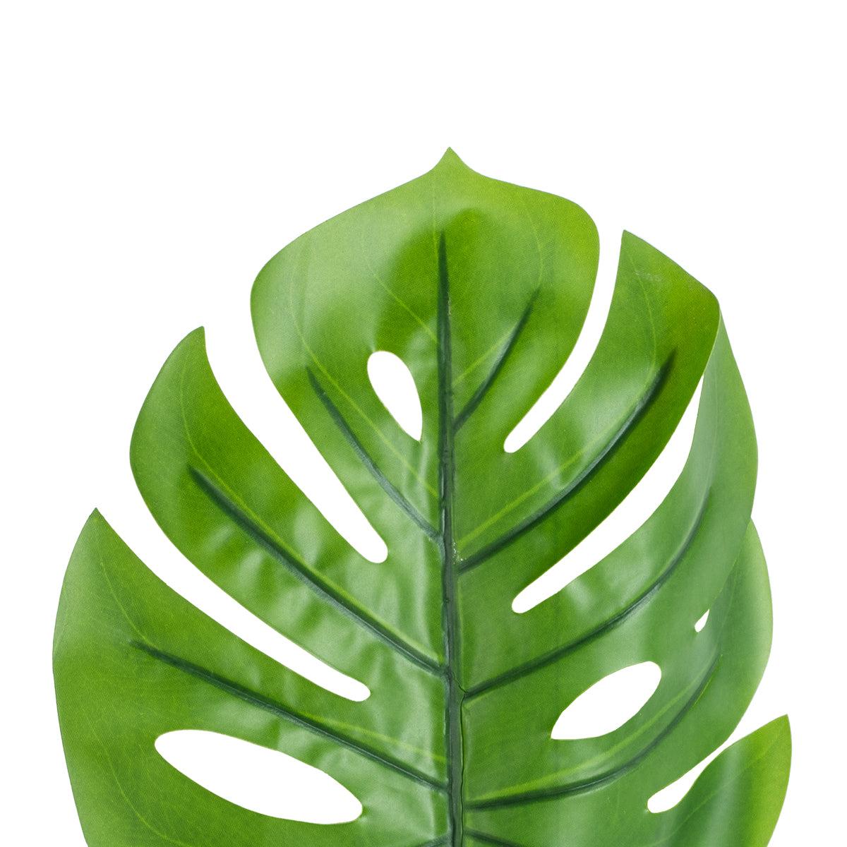 GloboStar® Artificial Garden MONSTERA LEAF 20223 Τεχνητό Διακοσμητικό Φύλο Μονστέρας Π16 x Υ76cm - ledmania.gr