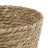 GloboStar® Artificial Garden SIFNOS 20267 Διακοσμητικό Πλεκτό Καλάθι - Κασπώ Γλάστρα - Flower Pot Μπεζ Φ22cm x Υ15cm - ledmania.gr