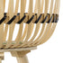 GloboStar® Artificial Garden FOLEGANDROS 20302 Διακοσμητικό Πλεκτό Καλάθι - Κασπώ Γλάστρα - Flower Pot Μπεζ με Καφέ Φ32cm x Υ59cm - ledmania.gr