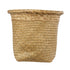 GloboStar® Artificial Garden CECILIA 20343 Διακοσμητικό Ψάθινο Καλάθι - Κασπώ Γλάστρα - Flower Pot Μπεζ Φ26cm x Υ26cm - ledmania.gr