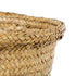 GloboStar® Artificial Garden CECILIA 20344 Διακοσμητικό Ψάθινο Καλάθι - Κασπώ Γλάστρα - Flower Pot Μπεζ Φ30cm x Υ30cm - ledmania.gr
