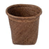 GloboStar® Artificial Garden SKIATHOS 20347 Διακοσμητικό Ψάθινο Καλάθι - Κασπώ Γλάστρα - Flower Pot Καφέ Φ30cm x Υ30cm - ledmania.gr