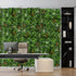 GloboStar® Artificial Garden JUNGLE FERN 20351 Τεχνητό Διακοσμητικό Πάνελ Φυλλωσιάς - Κάθετος Κήπος σύνθεση Ζούγκλα Φτέρης Μ100 x Π100 x Υ20cm - ledmania.gr