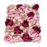 GloboStar® Artificial Garden ROSES STORY 20355 Τεχνητό Διακοσμητικό Πάνελ Λουλουδιών - Κάθετος Κήπος σύνθεση Ροζ & Βυσσινί Τριαντάφυλλα Μ40 x Π60 x Υ8cm - ledmania.gr