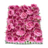 GloboStar® Artificial Garden ROSES STORY 20357 Τεχνητό Διακοσμητικό Πάνελ Λουλουδιών - Κάθετος Κήπος σύνθεση Βυσσινί Τριαντάφυλλα Μ40 x Π60 x Υ15cm - ledmania.gr
