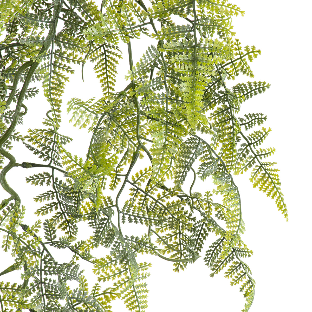 GloboStar® Artificial Garden FERN HANGING BRANCH 20410 Τεχνητό Διακοσμητικό Κρεμαστό Φυτό Φτέρη Υ89cm - ledmania.gr
