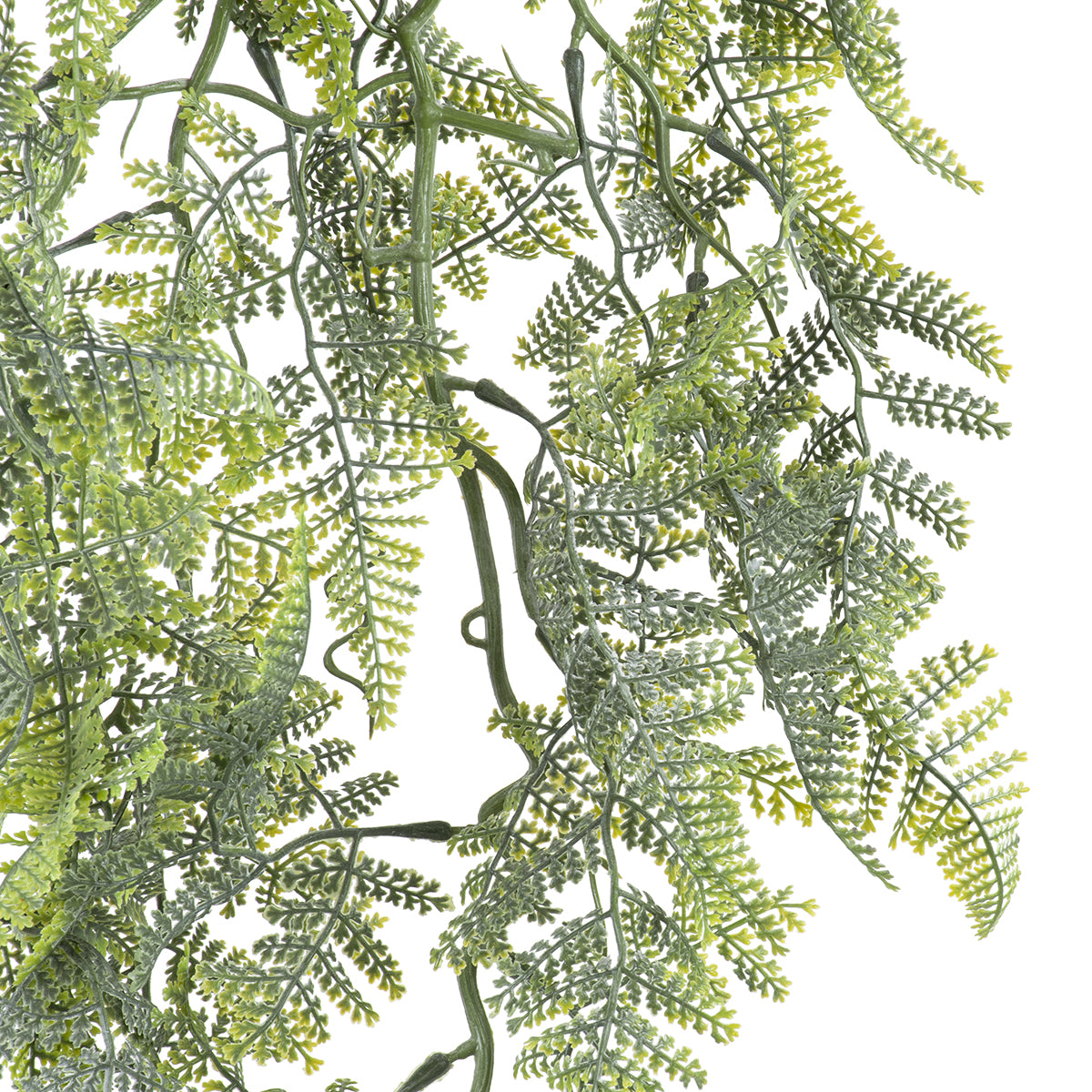 GloboStar® Artificial Garden FERN HANGING BRANCH 20413 Τεχνητό Διακοσμητικό Κρεμαστό Φυτό Φτέρη Υ89cm - ledmania.gr