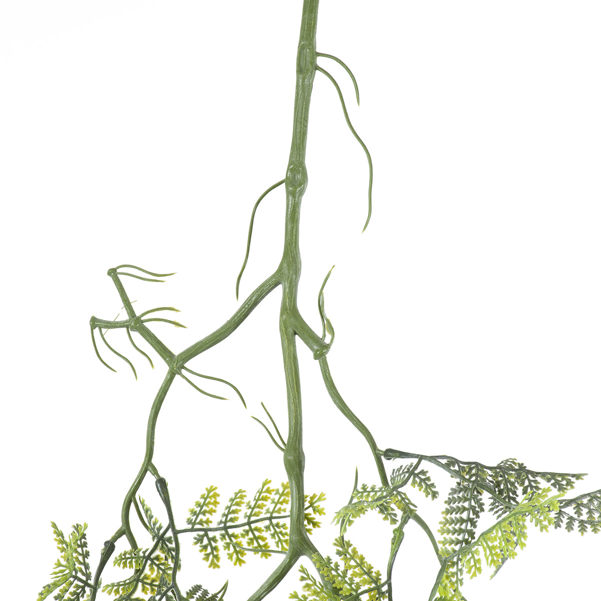 GloboStar® Artificial Garden FERN HANGING BRANCH 20413 Τεχνητό Διακοσμητικό Κρεμαστό Φυτό Φτέρη Υ89cm - ledmania.gr