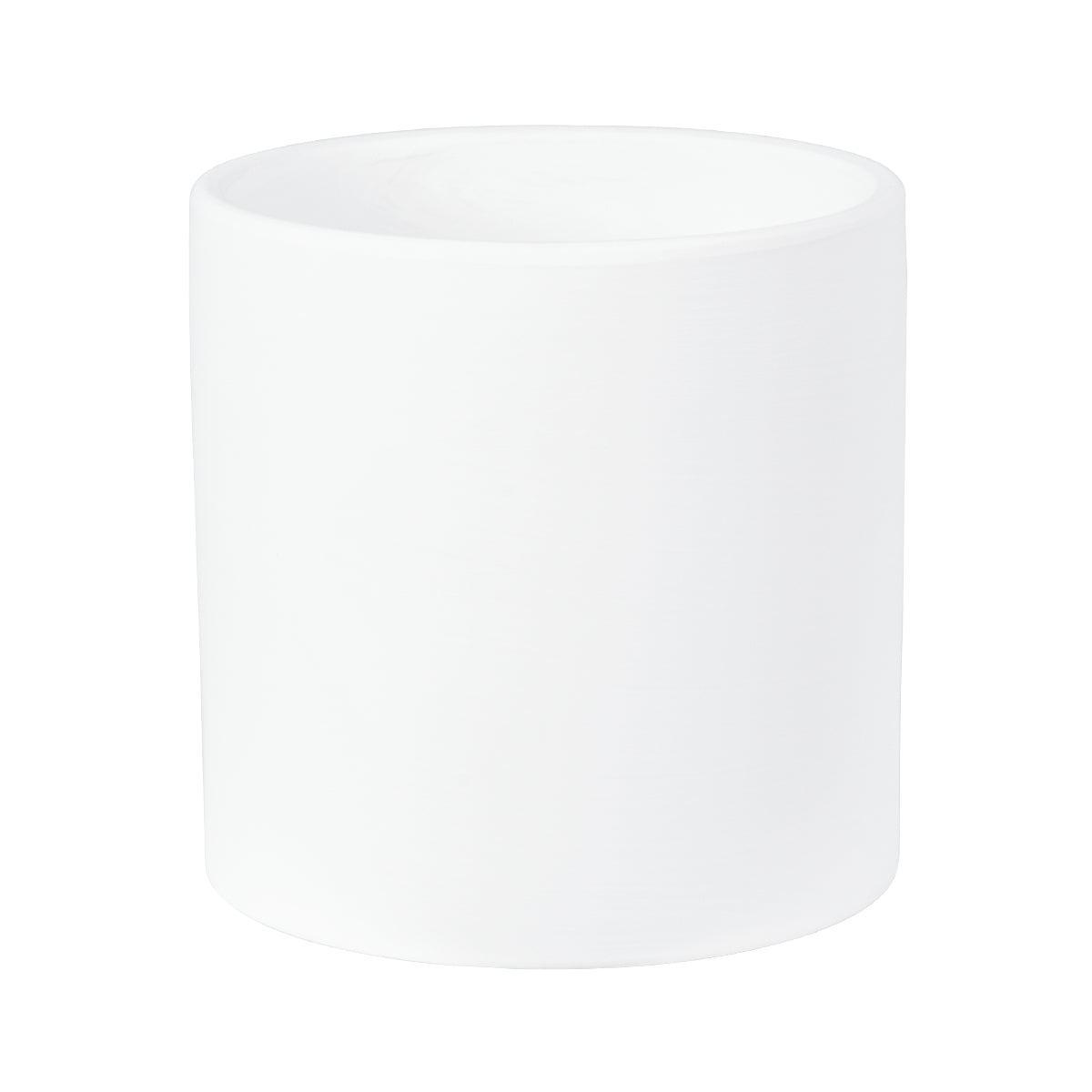 GloboStar® Artificial Garden KASOS 20444 Πήλινο Κεραμικό Κασπώ Γλάστρα - Flower Pot Λευκό με Χρυσό Φ15cm x Υ15cm - ledmania.gr