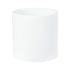 GloboStar® Artificial Garden KASOS 20444 Πήλινο Κεραμικό Κασπώ Γλάστρα - Flower Pot Λευκό με Χρυσό Φ15cm x Υ15cm - ledmania.gr
