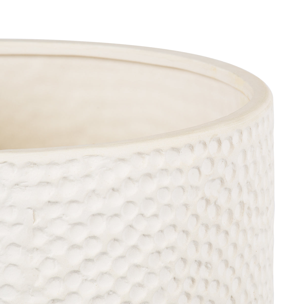 GloboStar® Artificial Garden PARGA 20452 Πήλινο Κεραμικό Κασπώ Γλάστρα - Flower Pot Μπεζ Φ23cm x Υ20.5cm - ledmania.gr