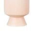 GloboStar® Artificial Garden CAPRI 20470 Πήλινο Κεραμικό Κασπώ Γλάστρα - Flower Pot Απαλό Μπεζ Φ9.5cm x Υ25cm - ledmania.gr