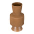 GloboStar® Artificial Garden AMALFI 20471 Πήλινο Κεραμικό Κασπώ Γλάστρα - Flower Pot Κεραμιδί Φ9.5cm x Υ25cm - ledmania.gr